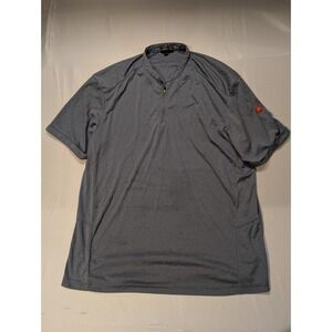 Apparel Collection McDonalds Men's 2XL Employee Uniform Gray 1/4 Zip Polyester